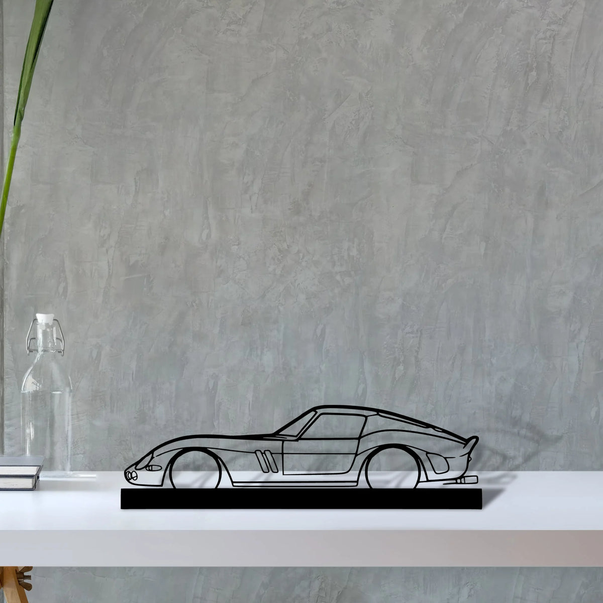 250-gto-1965 Silhouette Metal Art Stand - Tinvibe