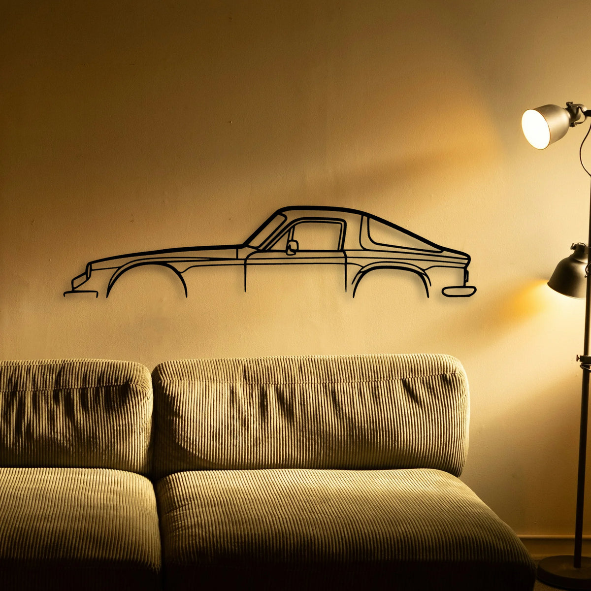 2500M 1974 Classic Silhouette Metal Wall Art - Tinvibe