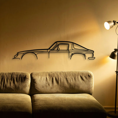 2500M 1974 Classic Silhouette Metal Wall Art - Tinvibe