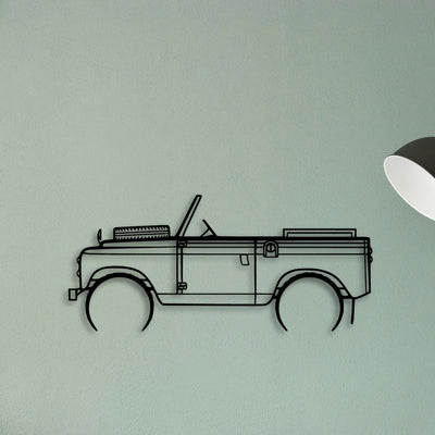 2A 1962 Classic Silhouette Metal Wall Art - Tinvibe