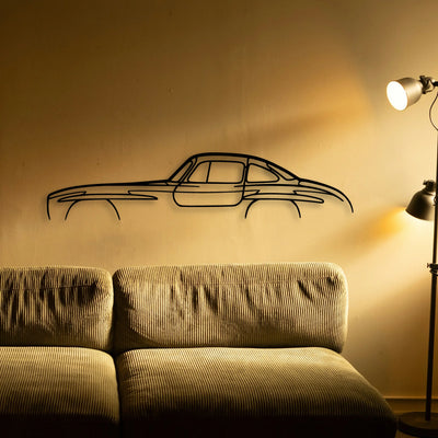 300 SL Classic Silhouette Metal Wall Art - Tinvibe