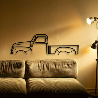 3100 1948 Classic Silhouette Metal Wall Art - Tinvibe