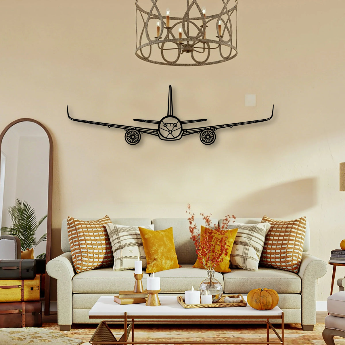310R 3 Classic Aircraft Silhouette Metal Wall Art - Tinvibe