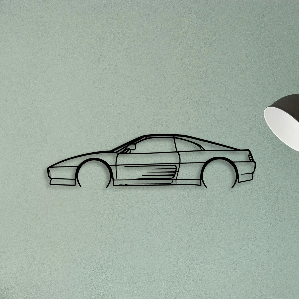 348 TS Classic Silhouette Metal Wall Art - Tinvibe
