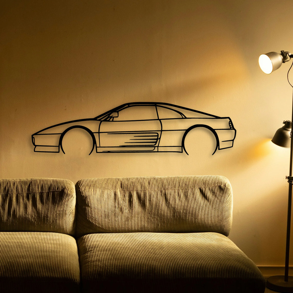 348 TS Classic Silhouette Metal Wall Art - Tinvibe