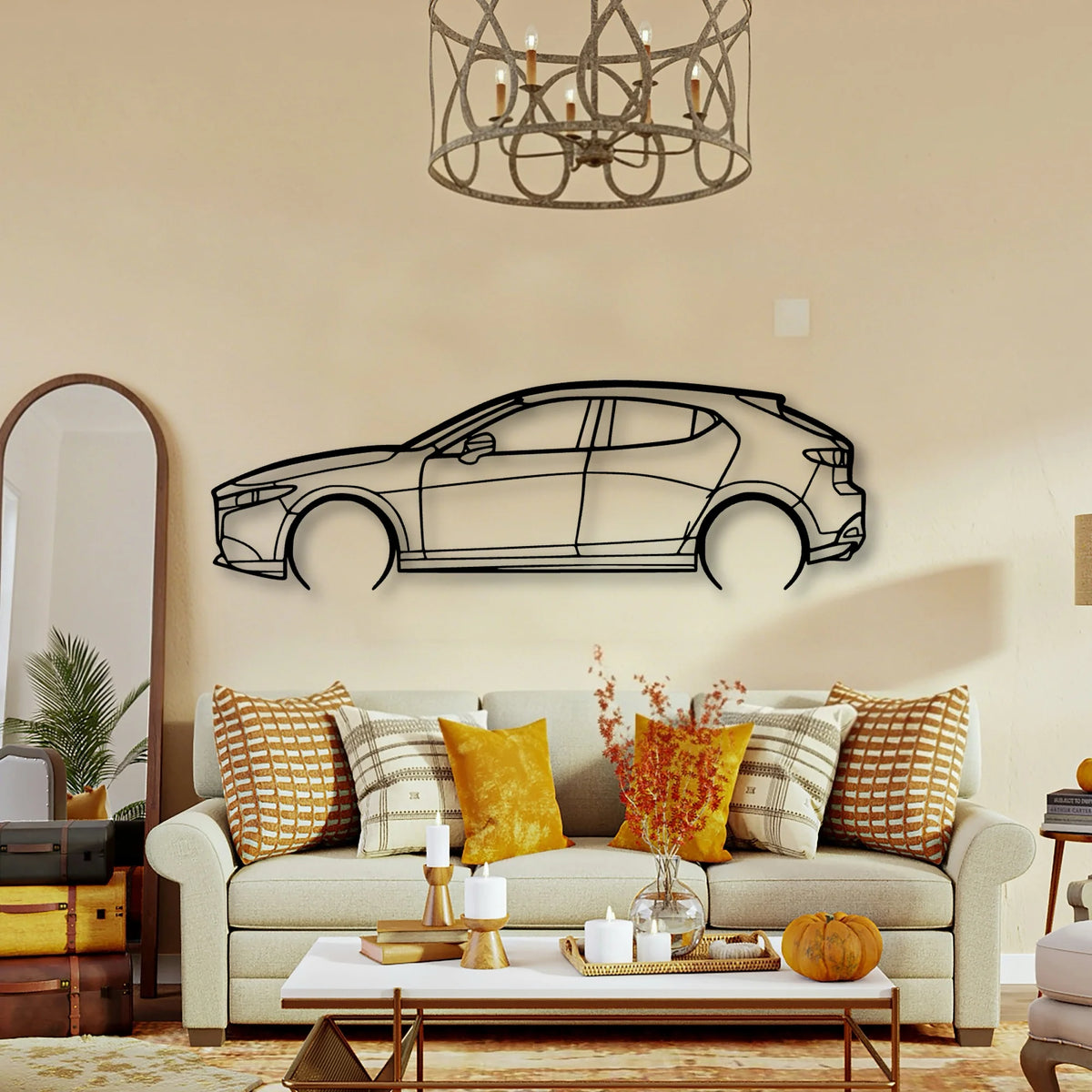 3 Classic Silhouette Metal Wall Art - Tinvibe