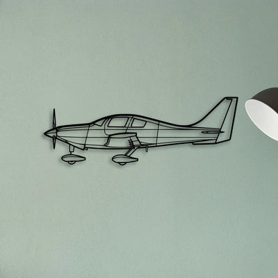 400 Classic Aircraft Silhouette Metal Wall Art - Tinvibe