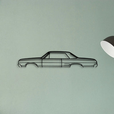 442 1965 Classic Silhouette Metal Wall Art - Tinvibe