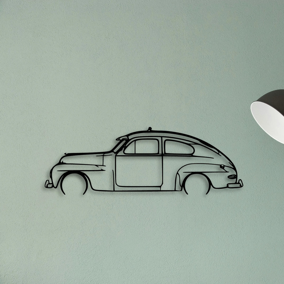 444 1952 Classic Silhouette Metal Wall Art - Tinvibe