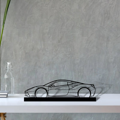 488-gtb Silhouette Metal Art Stand - Tinvibe