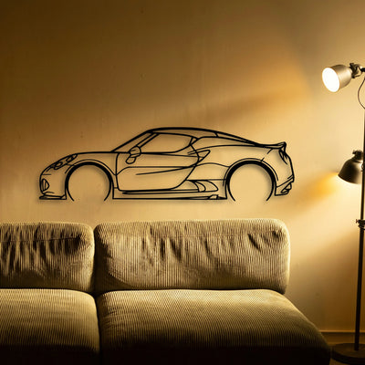 4C Classic Silhouette Metal Wall Art - Tinvibe