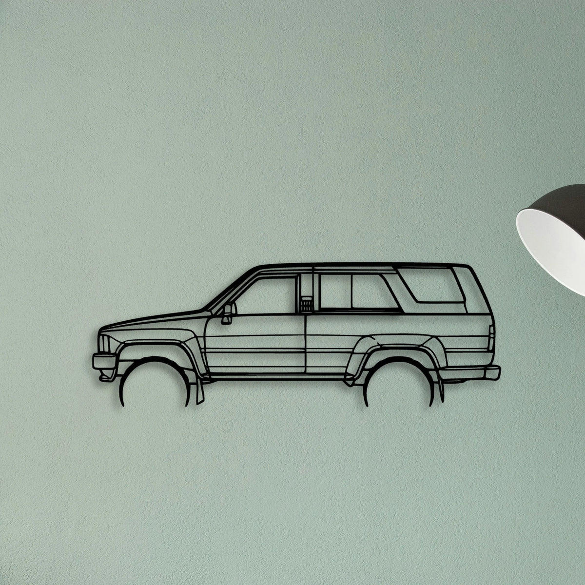 4Runner 1989 Classic Silhouette Metal Wall Art - Tinvibe