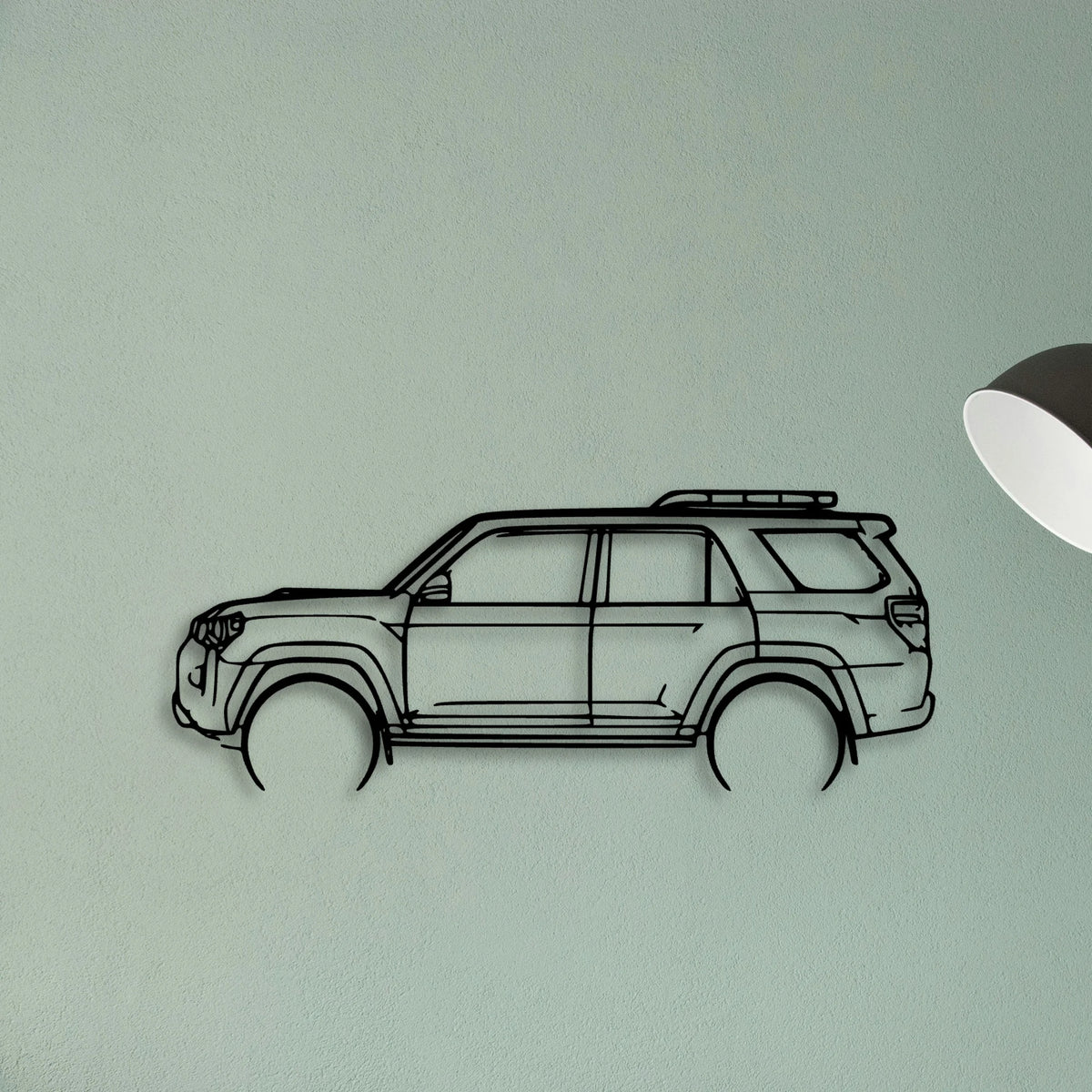 4Runner TRD PRO 2022 Classic Silhouette Metal Wall Art - Tinvibe