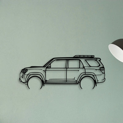 4Runner TRD PRO 2022 Classic Silhouette Metal Wall Art - Tinvibe
