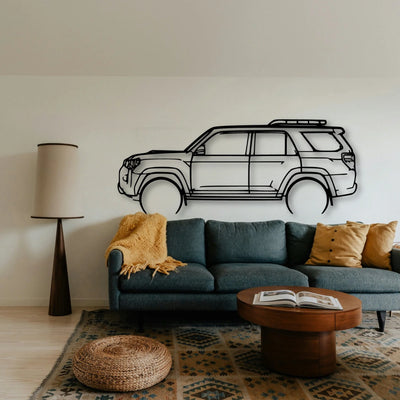 4Runner TRD PRO 2022 Classic Silhouette Metal Wall Art - Tinvibe
