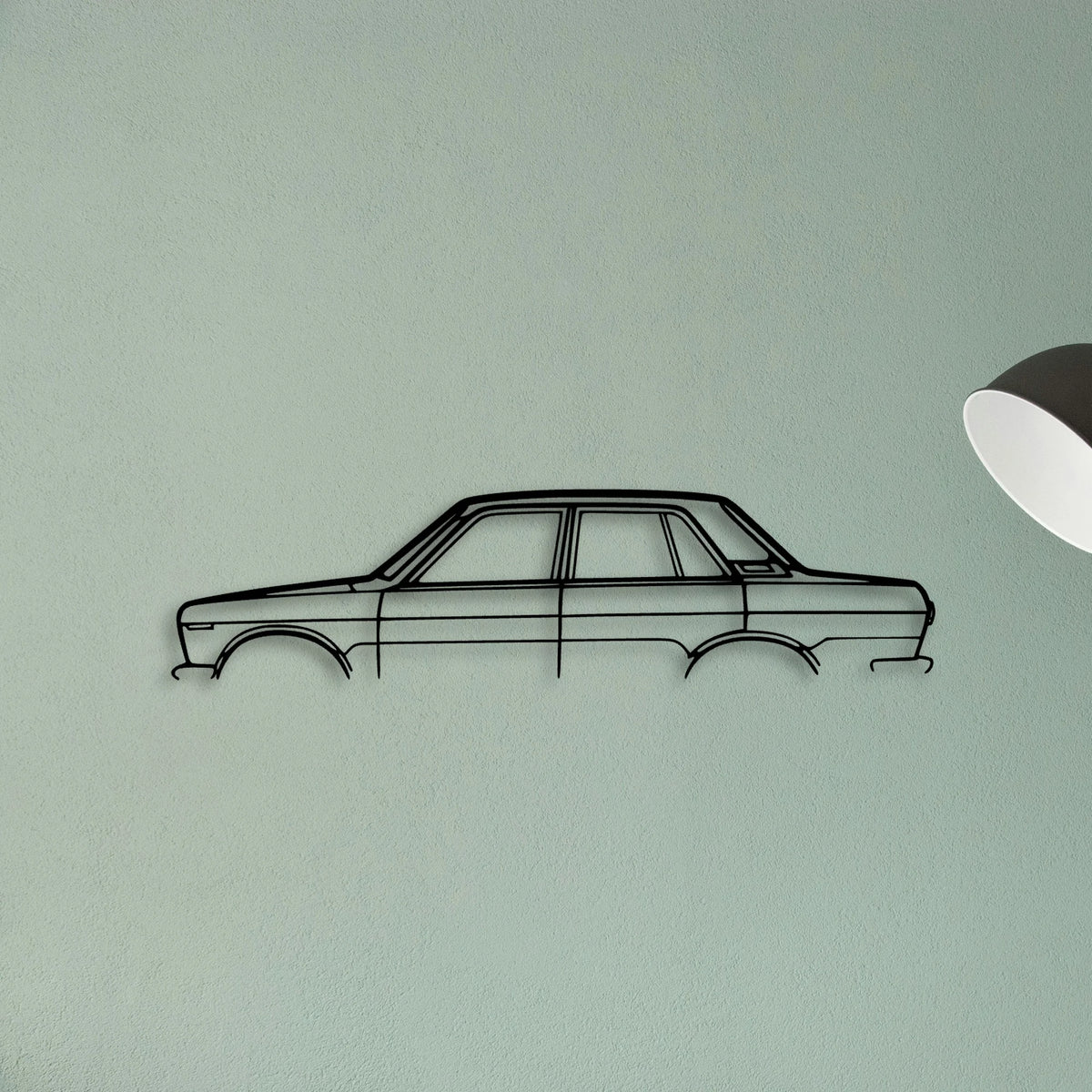 510 1970 Classic Silhouette Metal Wall Art - Tinvibe
