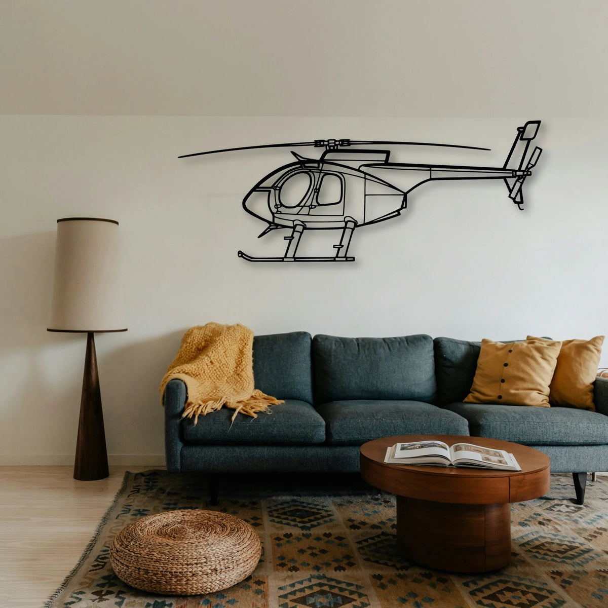 530F Classic Aircraft Silhouette Metal Wall Art - Tinvibe