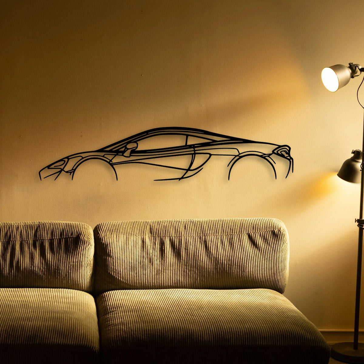 570s Classic Silhouette Metal Wall Art - Tinvibe