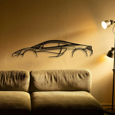 570s Classic Silhouette Metal Wall Art - Tinvibe