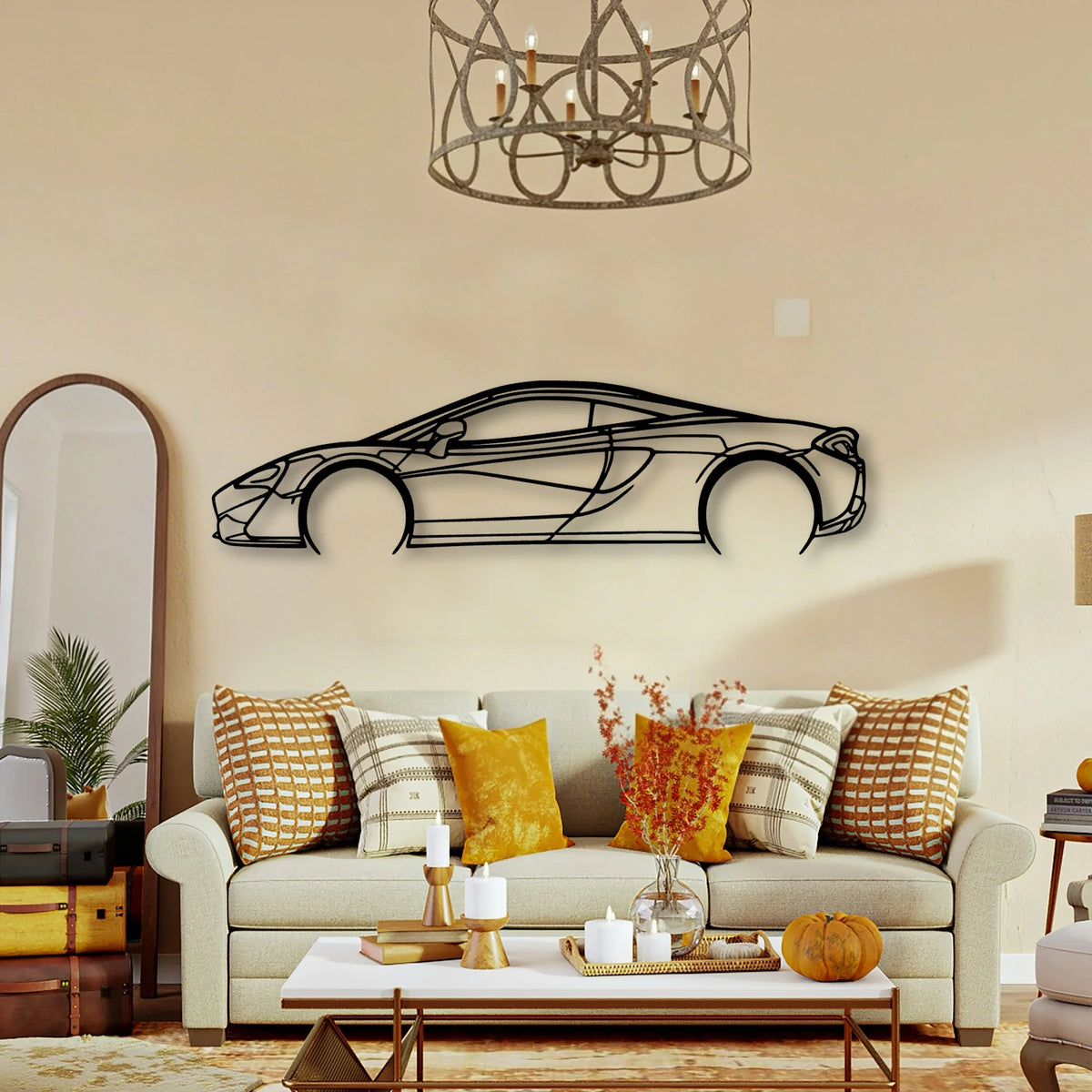 570s 2 Classic Silhouette Metal Wall Art - Tinvibe