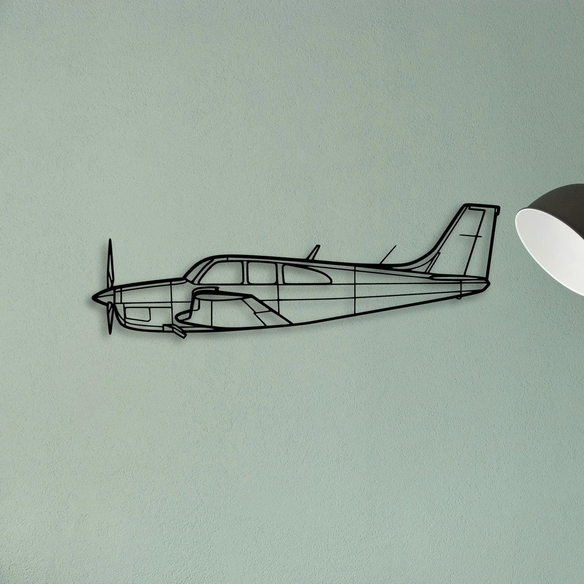 600M Sls 2 Classic Aircraft Silhouette Metal Wall Art - Tinvibe