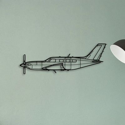 600M Sls Classic Aircraft Silhouette Metal Wall Art - Tinvibe
