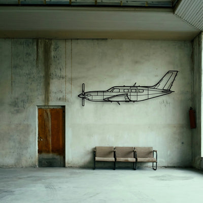 600M Sls Classic Aircraft Silhouette Metal Wall Art - Tinvibe