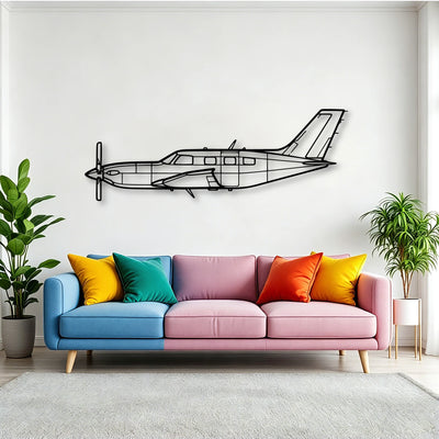 600M Sls Classic Aircraft Silhouette Metal Wall Art - Tinvibe