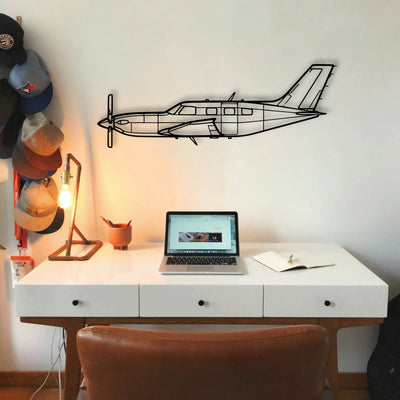 600M Sls Classic Aircraft Silhouette Metal Wall Art - Tinvibe