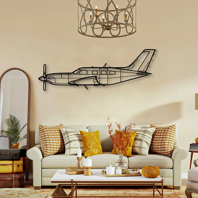 600M Sls Classic Aircraft Silhouette Metal Wall Art - Tinvibe