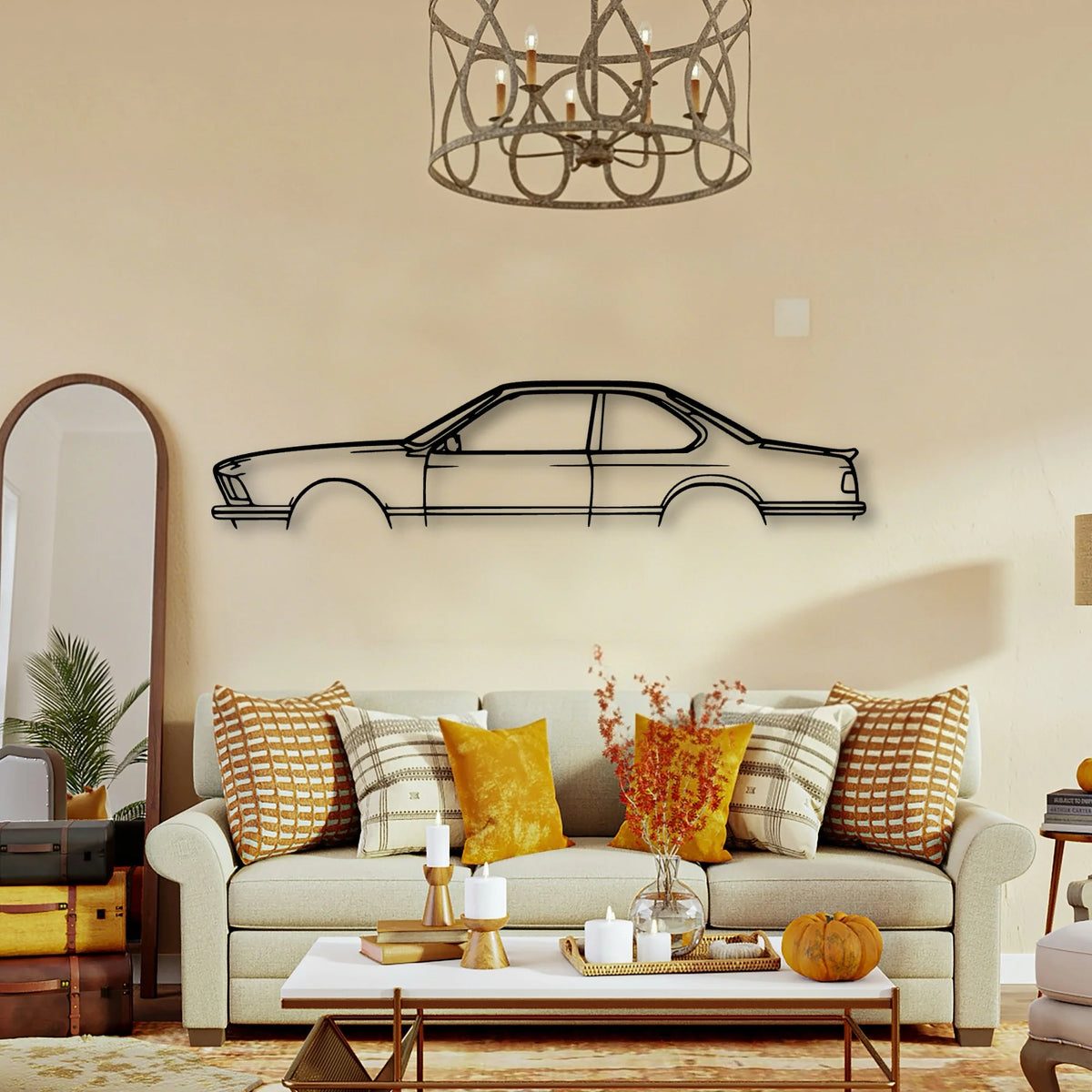635 CSI Classic Silhouette Metal Wall Art - Tinvibe
