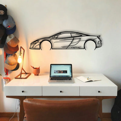 675 LT 2016 Classic Silhouette Metal Wall Art - Tinvibe