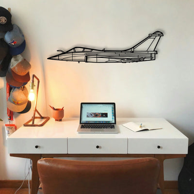 737 2 Classic Aircraft Silhouette Metal Wall Art - Tinvibe