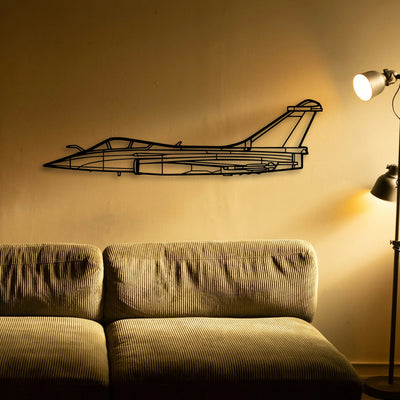 737 2 Classic Aircraft Silhouette Metal Wall Art - Tinvibe