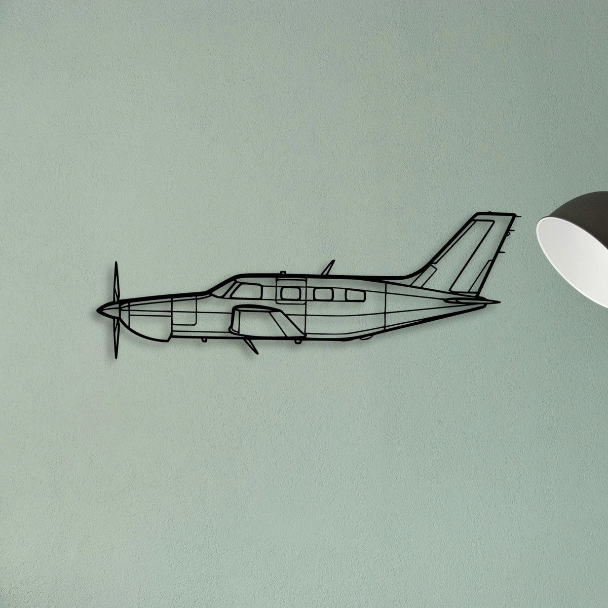 737 800 Classic Aircraft Silhouette Metal Wall Art - Tinvibe