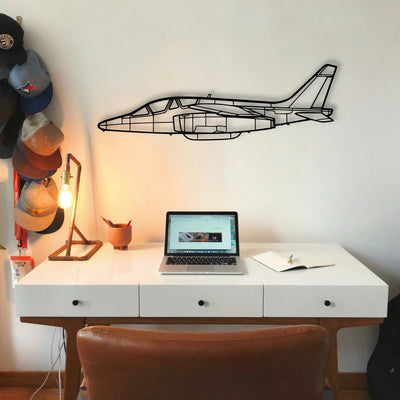 737 800NG 2 Classic Aircraft Silhouette Metal Wall Art - Tinvibe