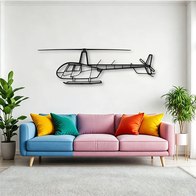 747 200B Classic Aircraft Silhouette Metal Wall Art - Tinvibe