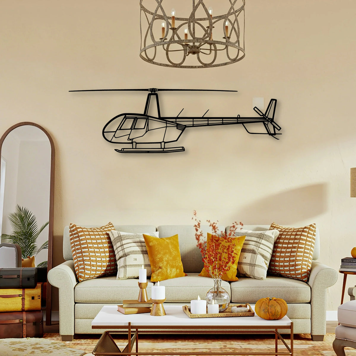 747 200B Classic Aircraft Silhouette Metal Wall Art - Tinvibe