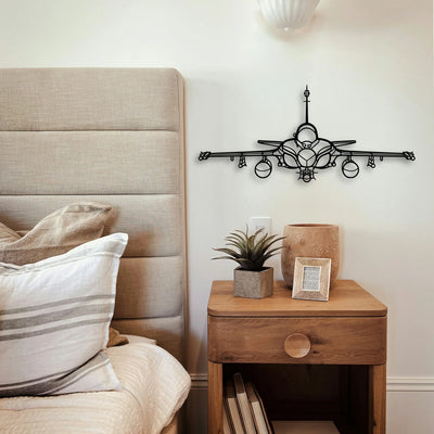 757 200 3 Classic Aircraft Silhouette Metal Wall Art - Tinvibe