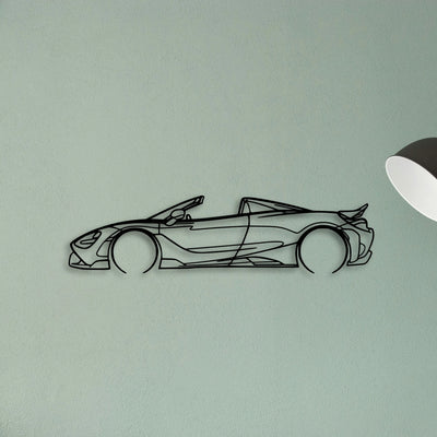 765 LT 2 Classic Silhouette Metal Wall Art - Tinvibe