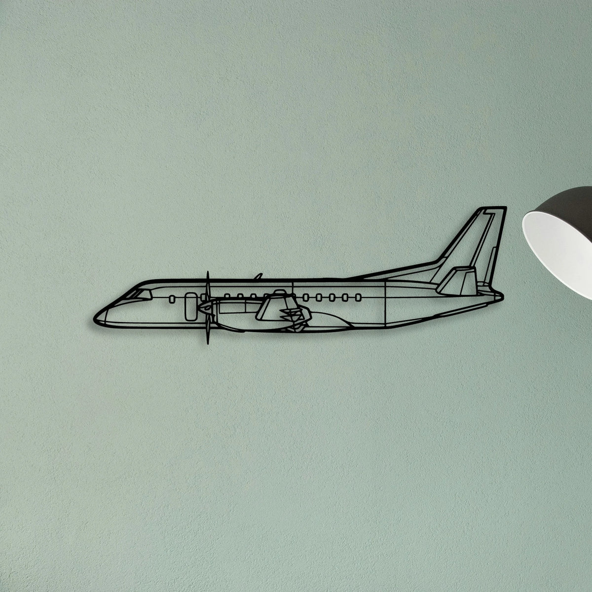 777F Classic Aircraft Silhouette Metal Wall Art - Tinvibe