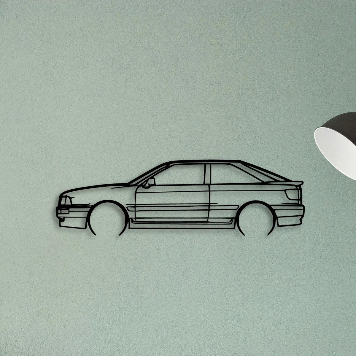 80 S2 1992 Classic Silhouette Metal Wall Art - Tinvibe