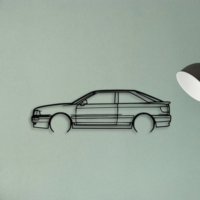 80 S2 1992 Classic Silhouette Metal Wall Art - Tinvibe