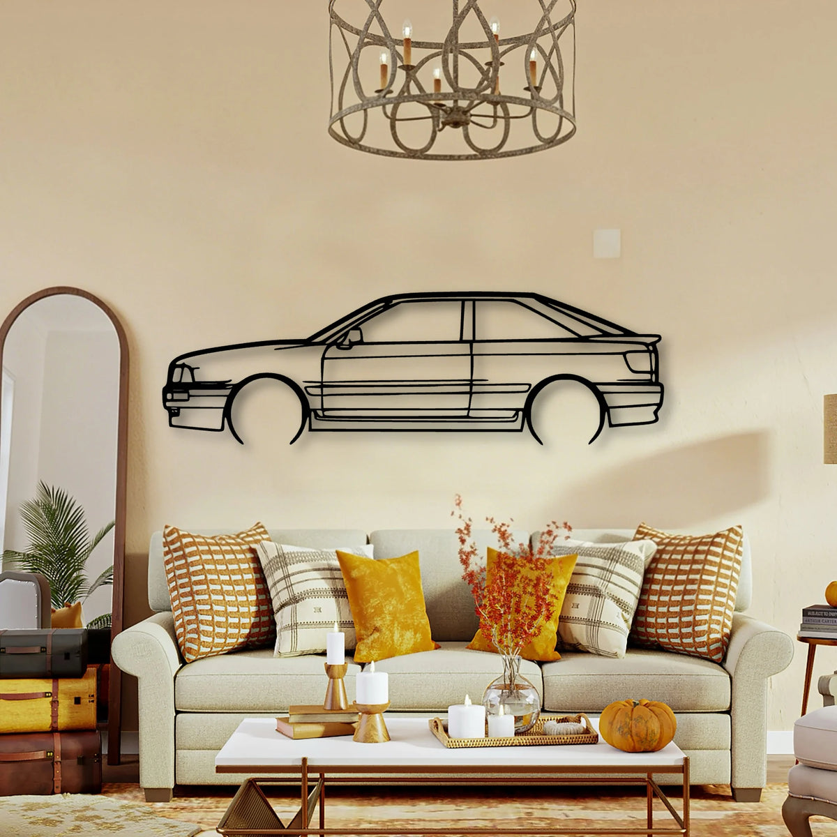 80 S2 1992 Classic Silhouette Metal Wall Art - Tinvibe