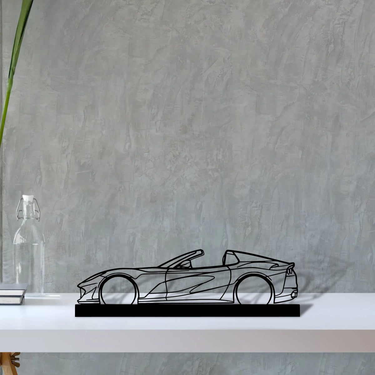 812-gts Silhouette Metal Art Stand - Tinvibe