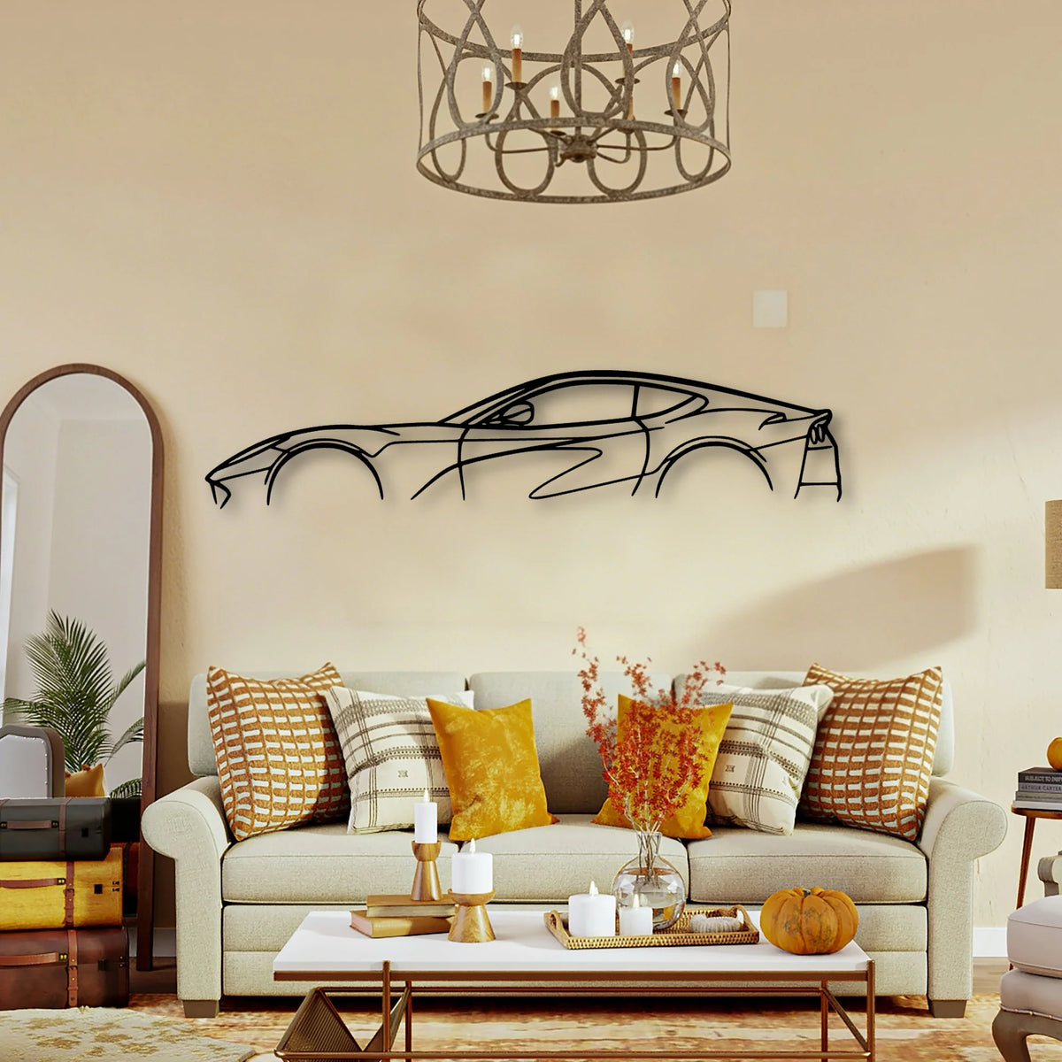 812 Superfast Classic Silhouette Metal Wall Art - Tinvibe