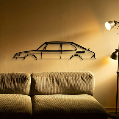 900 1993 Classic Silhouette Metal Wall Art - Tinvibe