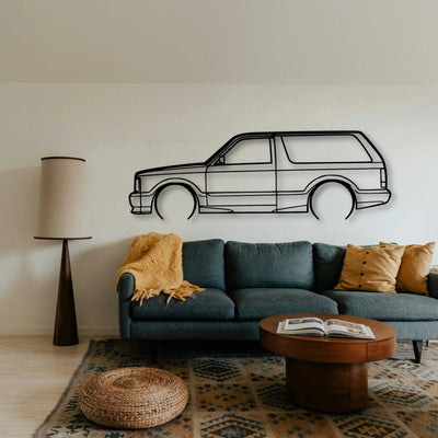 93 TYP 2 Classic Silhouette Metal Wall Art - Tinvibe