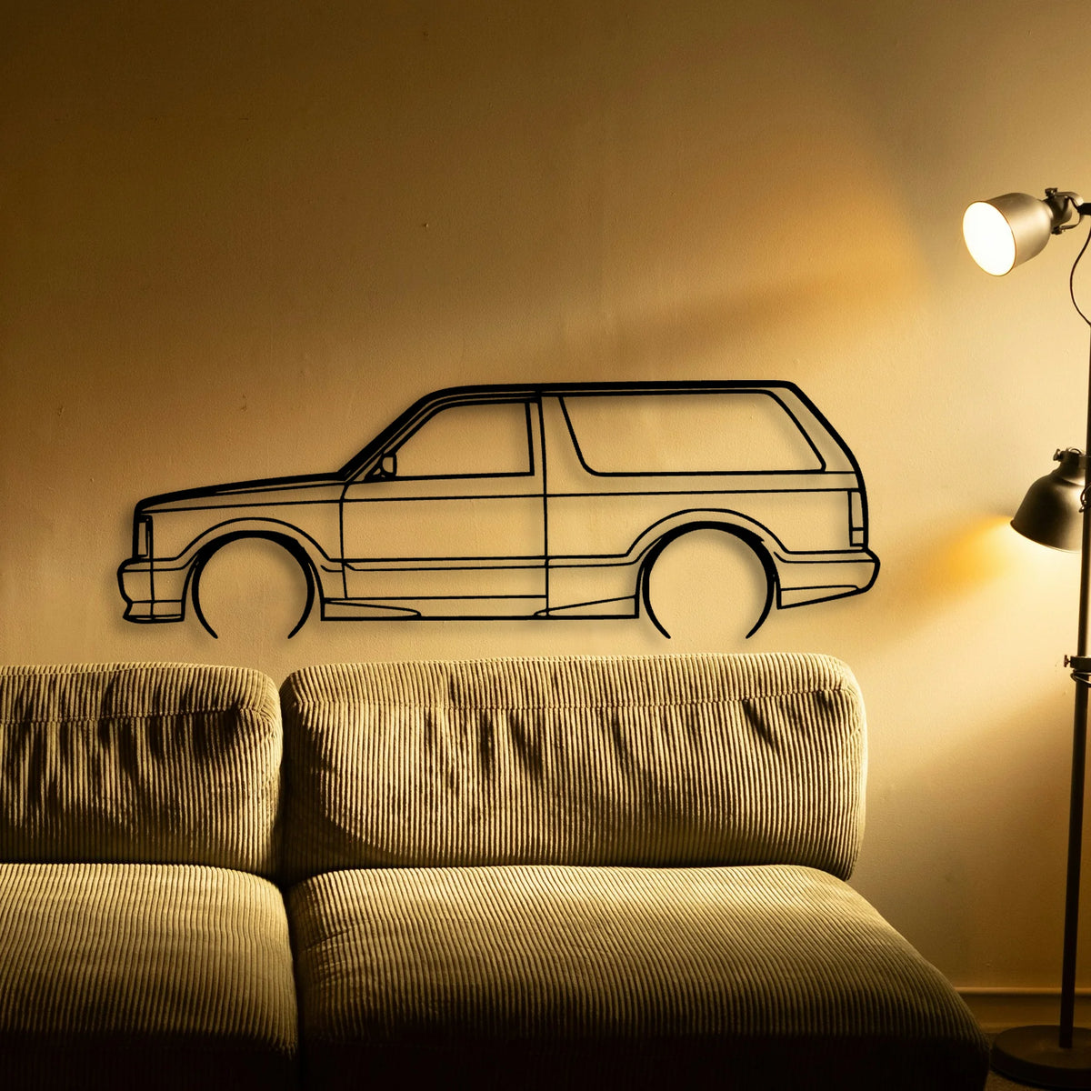 93 TYP 2 Classic Silhouette Metal Wall Art - Tinvibe