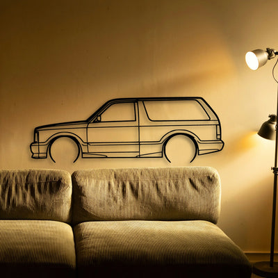 93 TYP 2 Classic Silhouette Metal Wall Art - Tinvibe